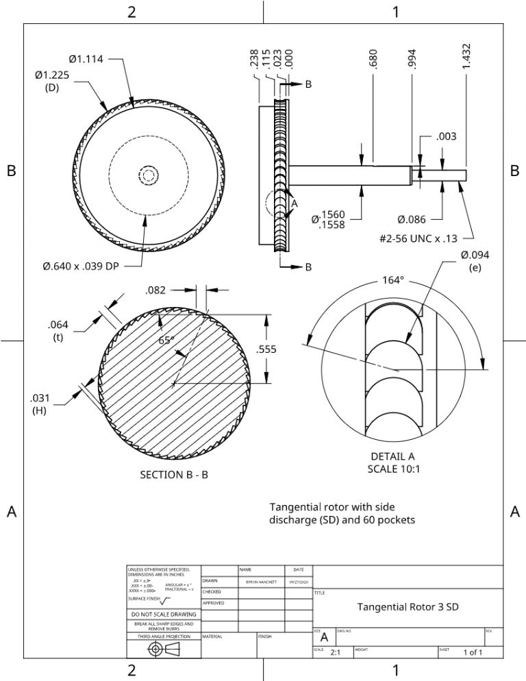 Tangential Rotor 3 SD